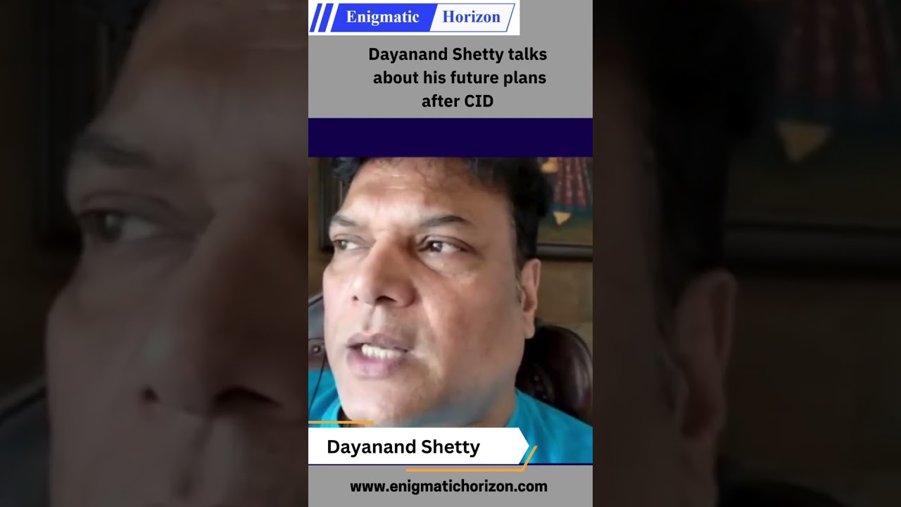 CID's Daya talks about his future plans  #dayanandshetty