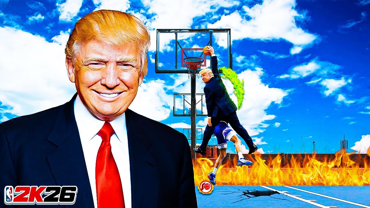 I Took My 6’8 TRUMP BUILD to RIVET CITY in NBA 2K26...