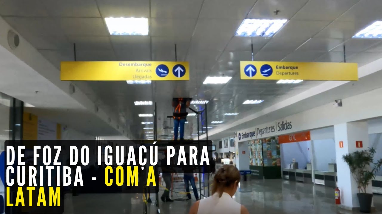 VIAGEM DE FOZ DO IGUAÇÚ para CURITIBA com a LATAM