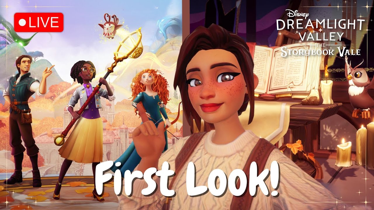 🔴 Finally Exploring Storybook Vale For The First Time! | Dreamlight Valley