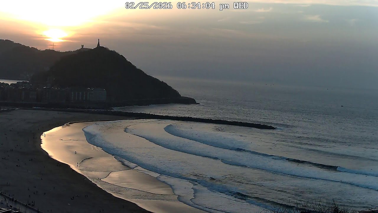 Webcam Zurriola 25/02/2026