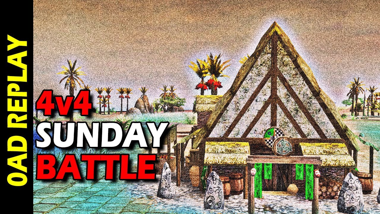 0AD - 4v4 Sunday Battle