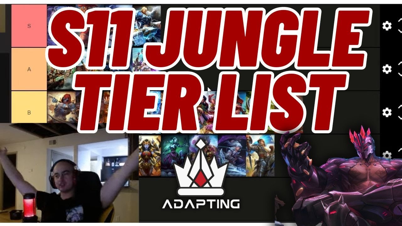 SEASON 11 JUNGLE TIER LIST