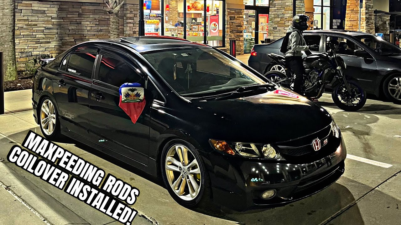 MY 8TH GEN CIVIC SI (FA5) GETS COILOVERS!! (MAXPEEDINGRODS)
