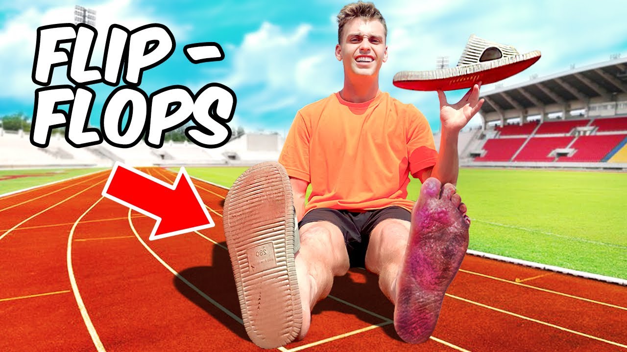 I Tried Olympic Sports In Flip Flops!