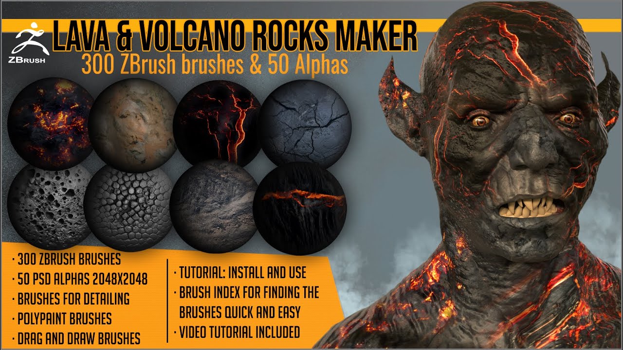 Lava And Volcano Rocks Maker by ArtisticSquad