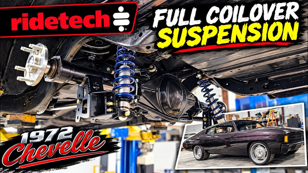1972 Chevelle RideTech coilover suspension installation