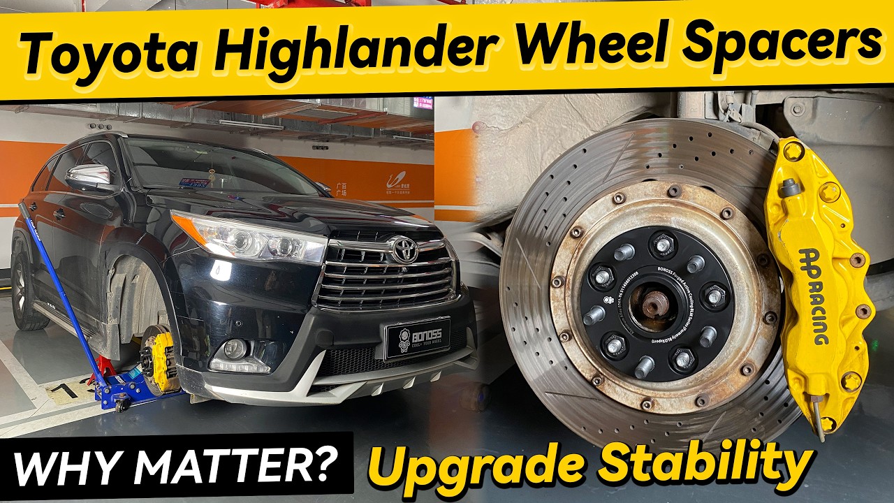 Улучшение стабильности: почему важны проставки для колес Toyota Highlander? | BONOSS