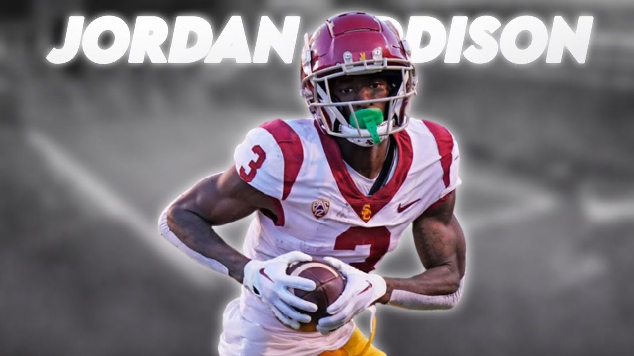 Jordan Addison USC WR Highlights || Best WR in the Draft