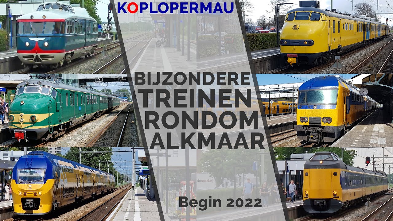 Bijzondere Treinen rond Alkmaar (januari - juni 2022)