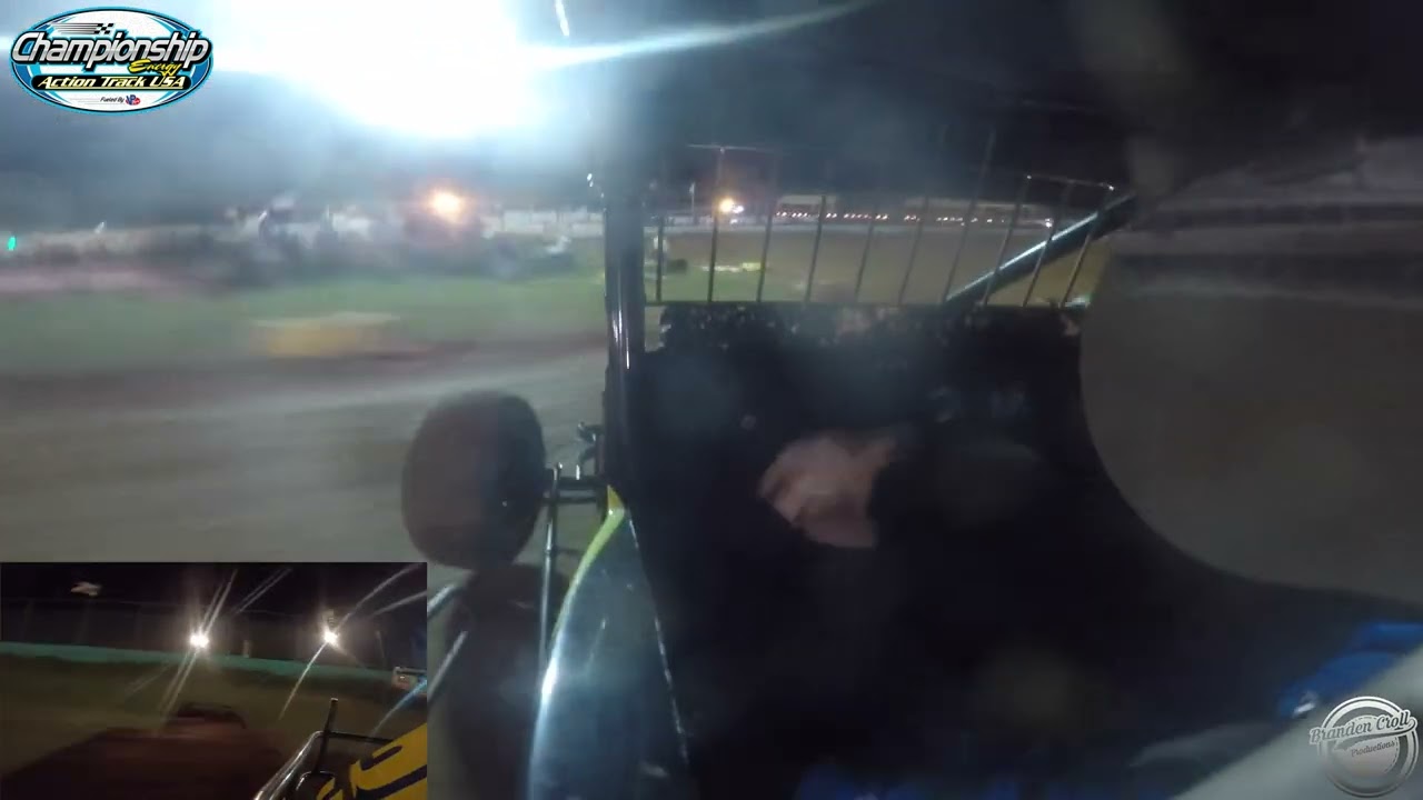 Briggs Danner On-Board USAC East Coast at Action Track USA Feature Event August 20th, 2023!