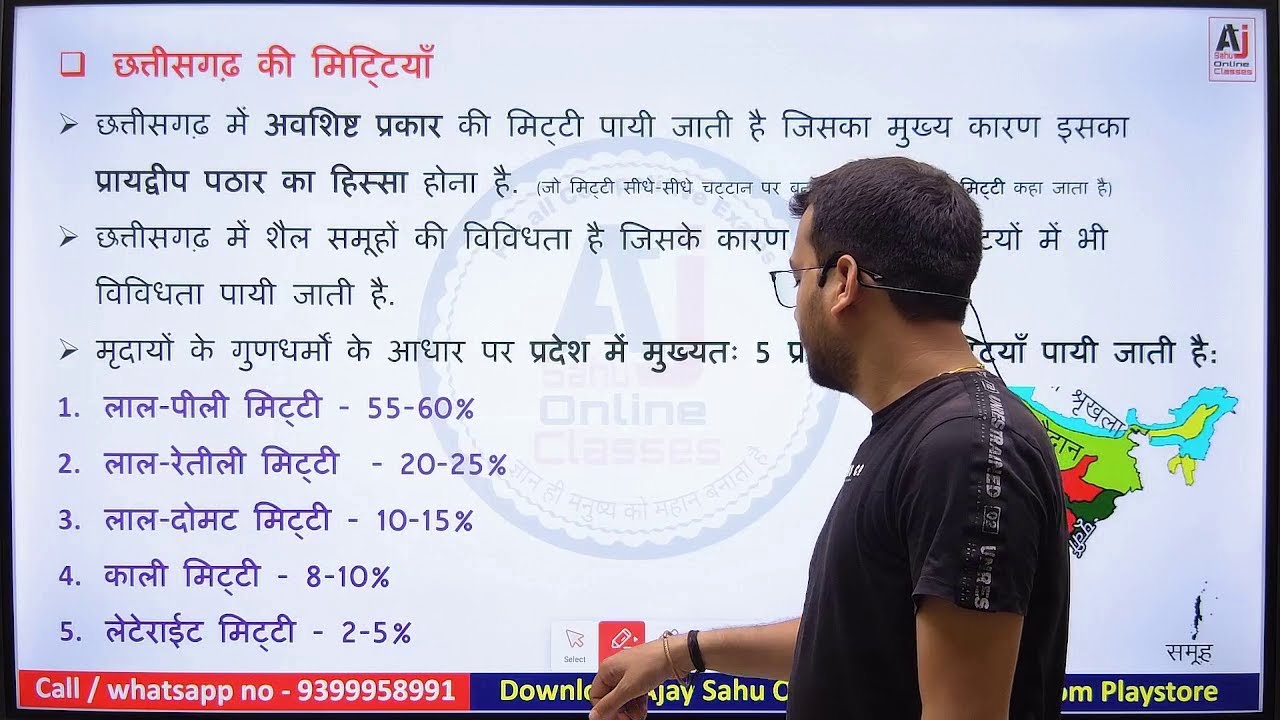 छत्तीसगढ़ की मिट्टियाँ || Soils of chhattisgarh || Map Trick से समझे