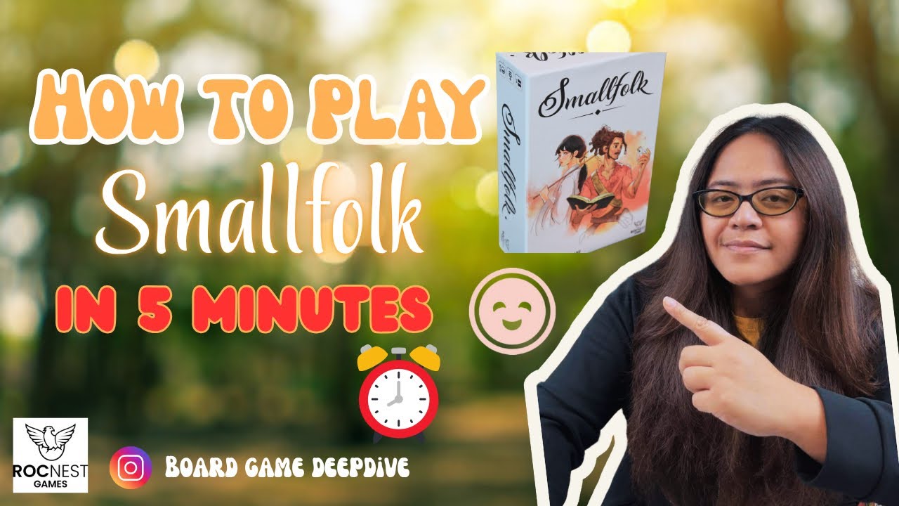 SMALLFOLK BOARD GAME (How to play in 5mins)