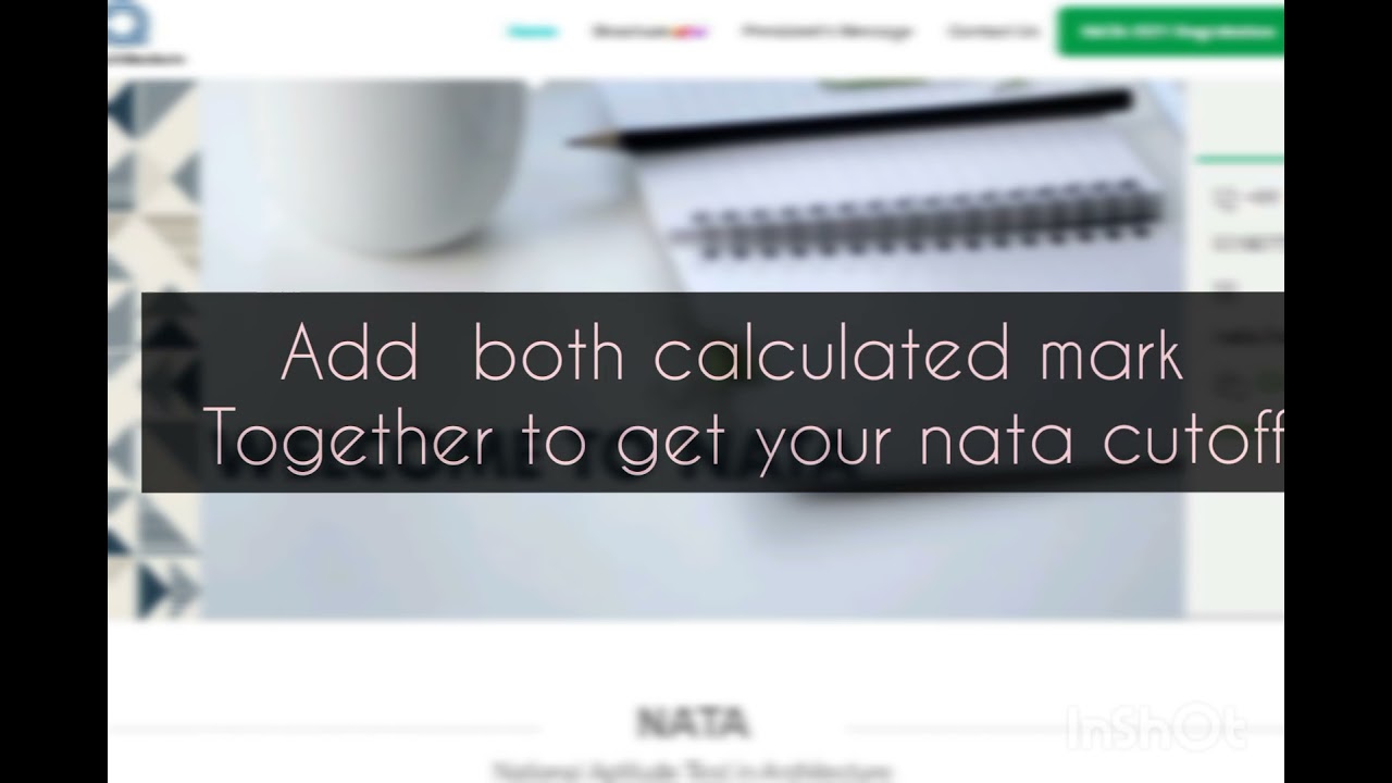 How to calculate NATA 2021 cutoff | NATA 2021 |