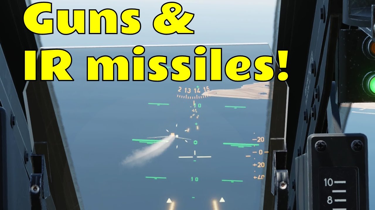 Mirage F-1 air to air tutorial part 3/3: Guns and IR missiles