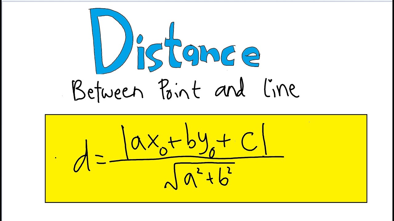 Distance of Point and Line Proof