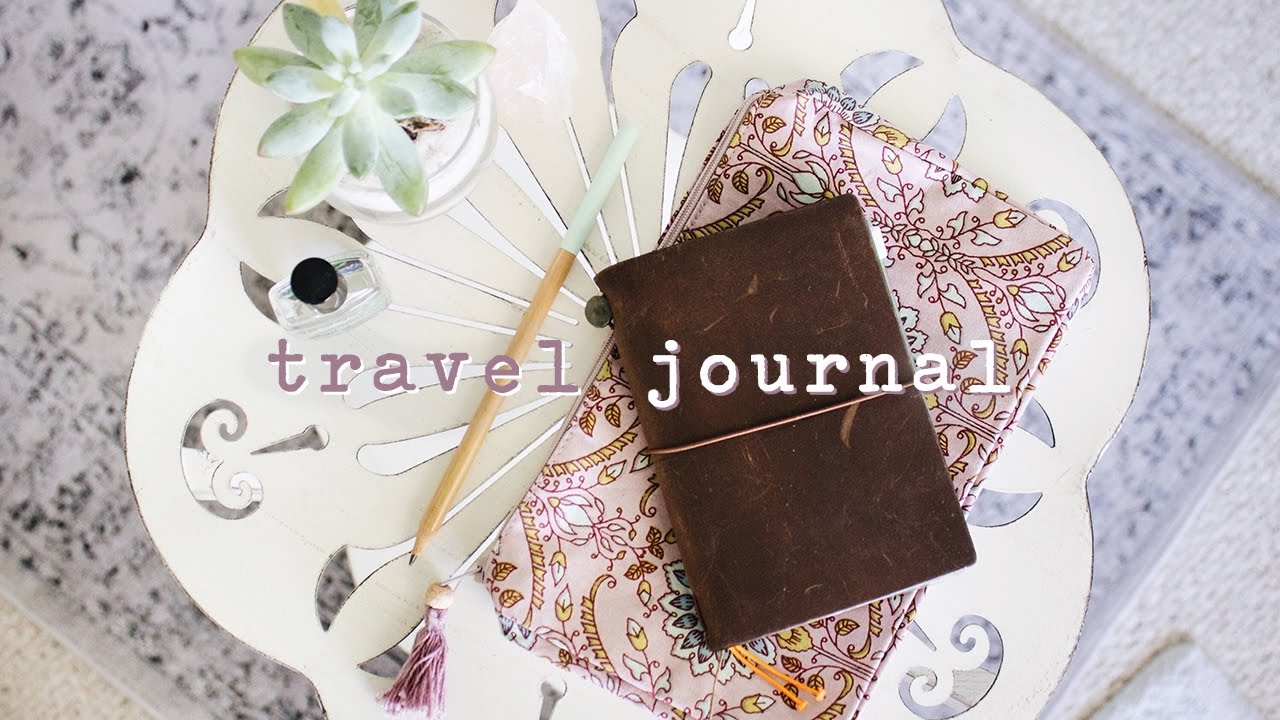 new travel journal setup