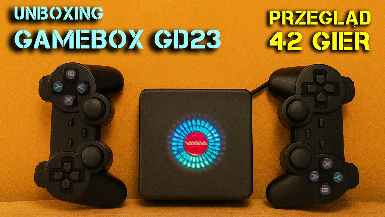 Unboxing i testy mini konsoli do gier GameBox GD23