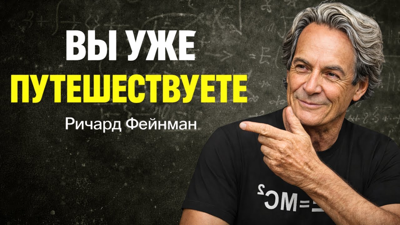 Возможно ли путешествие во времени? Ричард Фейнман говорит, что ДА (но с одним условием)