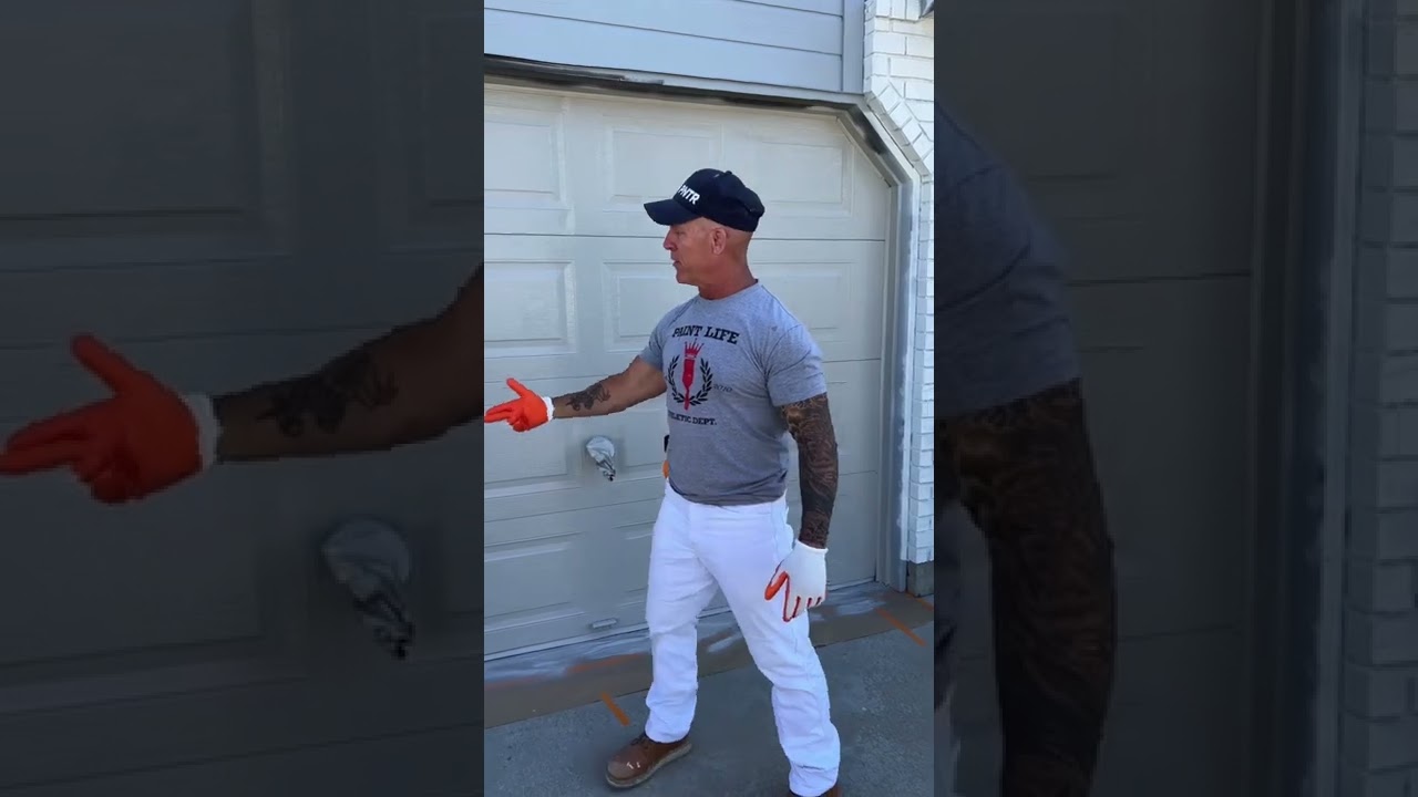 Painting garage door fails. #dothis #fyb #tips