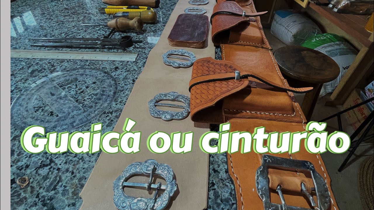 Guaicá ou cinturão. #couro #guaiaca #selaria #cowboy #piao