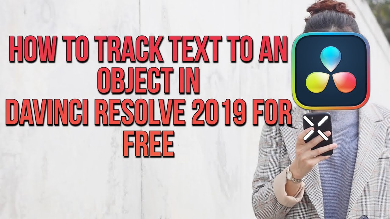 How To Motion Track text to an object in DaVinci Resolve 19 FOR FREE