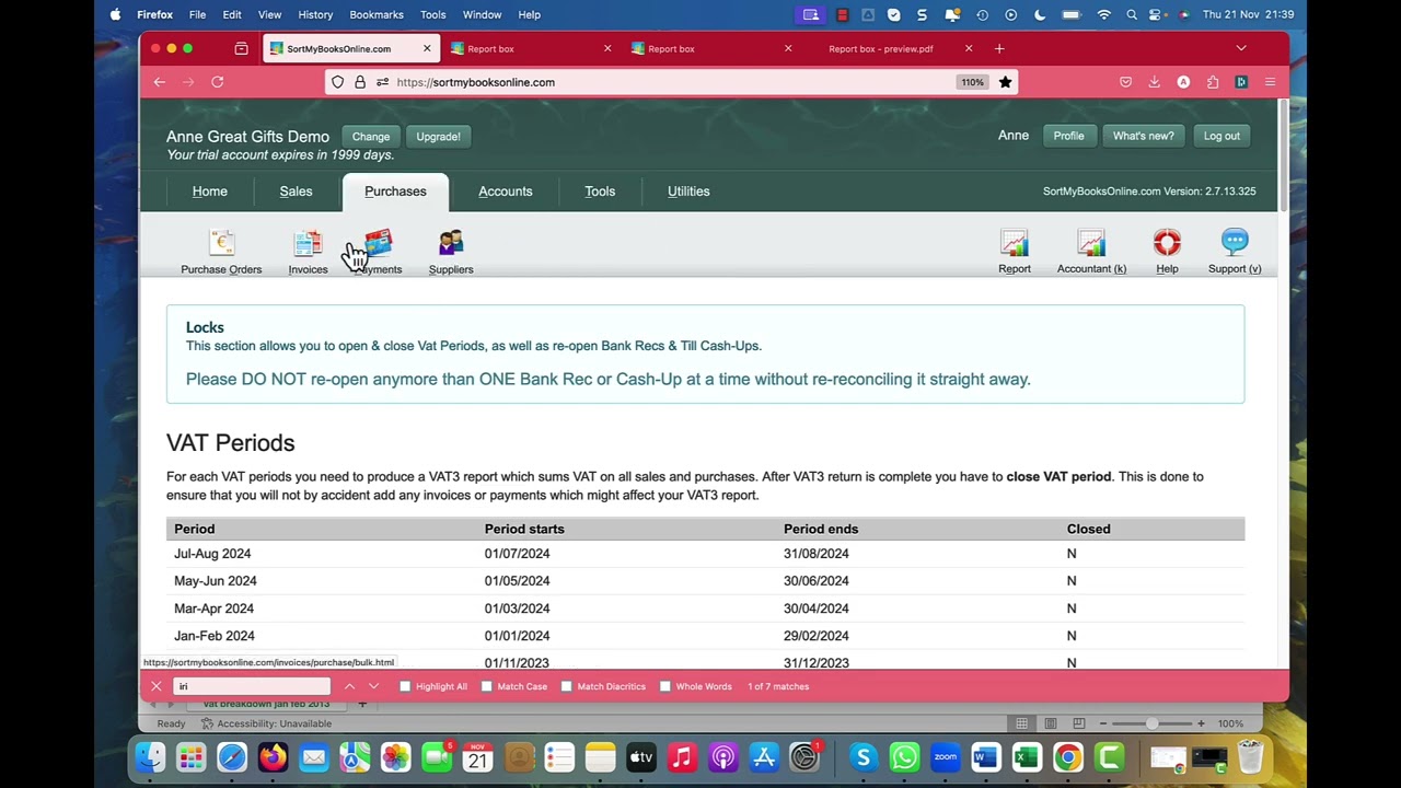 SortMyBooks VAT 3 Best Practice for filing VAT 3 Return