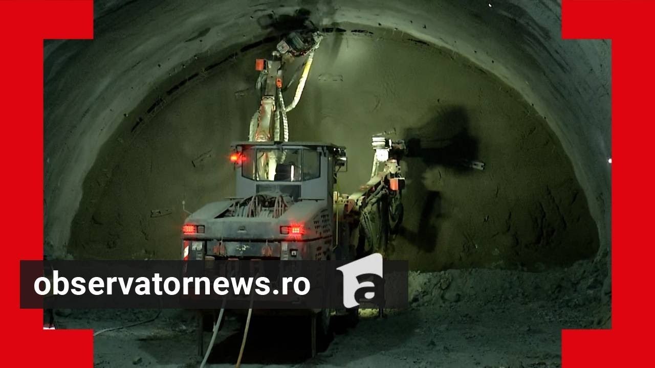 Reportaj din cele două tuneluri de pe Sibiu - Piteşti. Muncitorii se laudă că sapă 3 metri pe zi