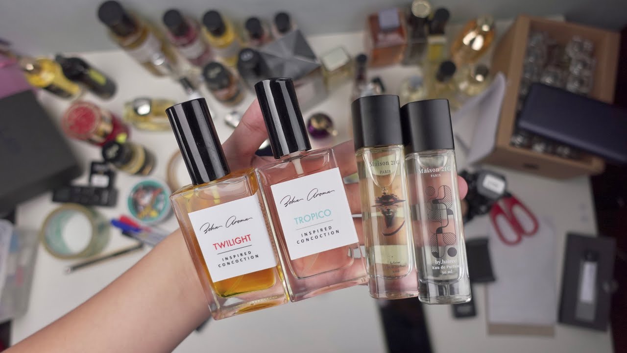 Unboxing my own perfume made with Maison 21G