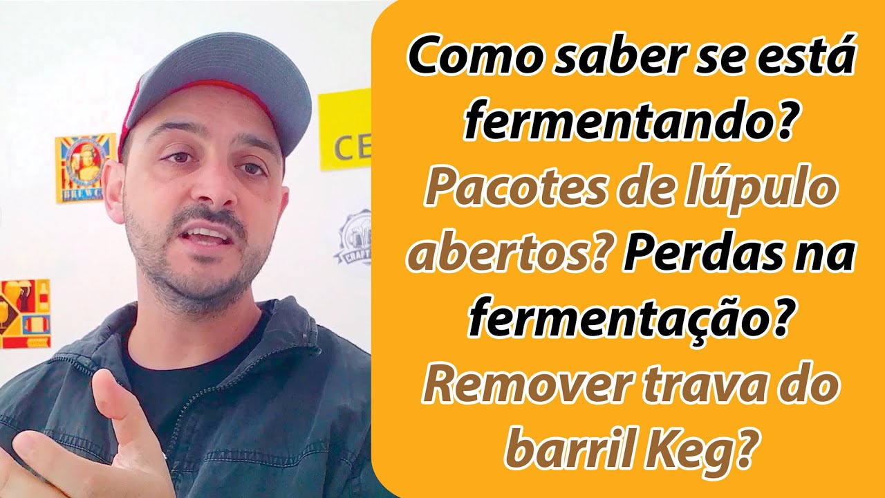 [RESPONDENDO] Fermentação parada? Usar lúpulo aberto? Perdas de volume de cerveja? Trava do barril?
