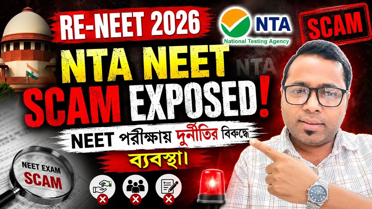 NEET UPDATE🔥। RE-NEET 2026। NTA NEET SCAM EXPOSED! NEET পরীক্ষায় দুর্নীতির বিরুদ্ধে ব্যবস্থা?। #neet