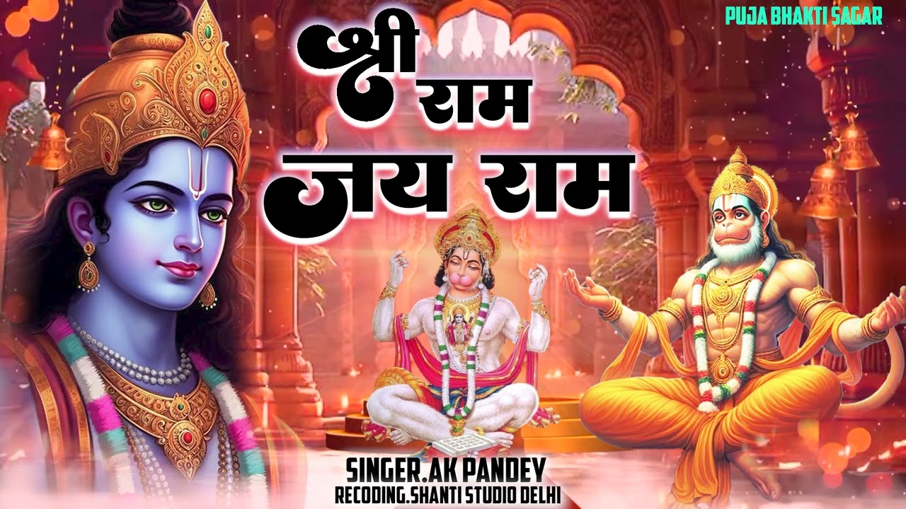 #NewBhaktiBhajanRamJiKeVideo2025 श्री राम धुन - श्री राम जय राम || हिन्दी भजन || Shri Ram Jai Ram ||