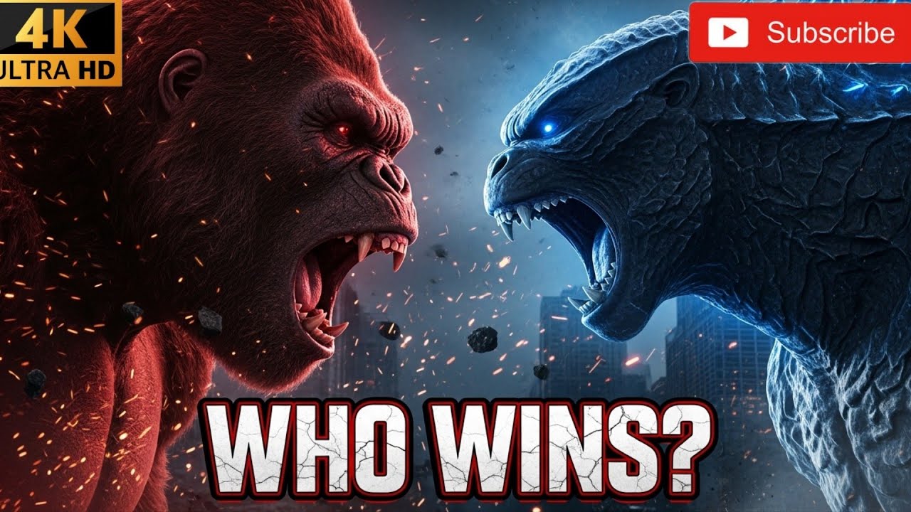 KING KONG vs GODZILLA – FINAL BATTLE | EPIC MONSTER FIGHT (AI).
