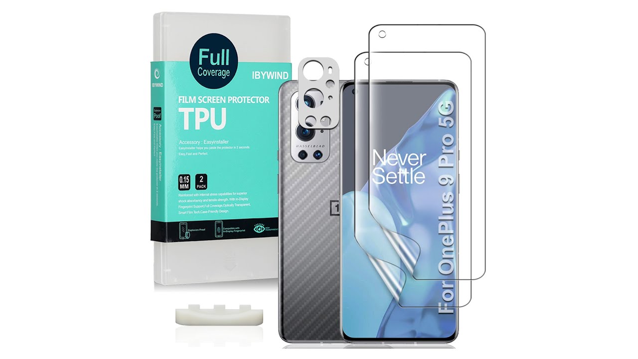 Oneplus 9 Pro TPU Protector With Back Skin Protector& Camera Lens Protector From Ibywind