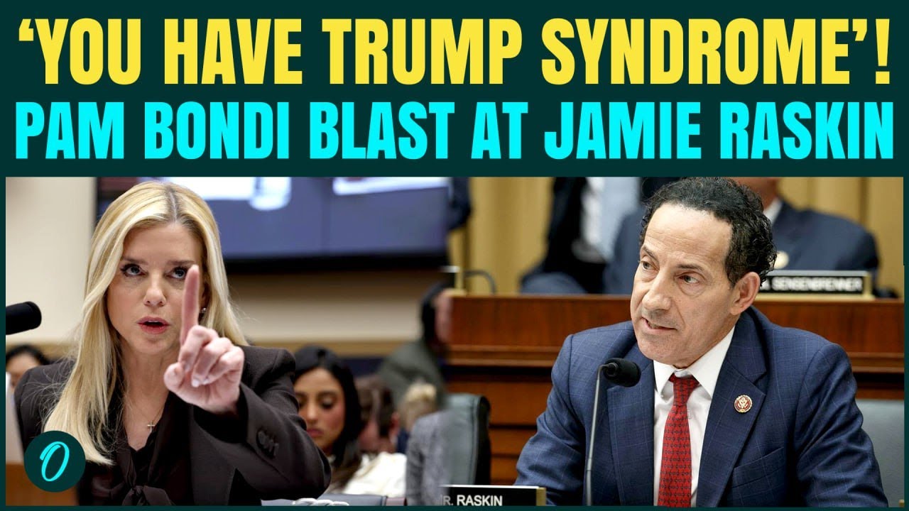 Heated EXCHANGE between Pam Bondi- Jamie Raskin Over Epstein Files | S*x offender preyed on Girls