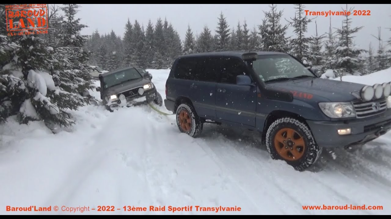 Transylvanie 2022-J02 comment prendre un virage au frein a main avec un 4x4 HDJ100