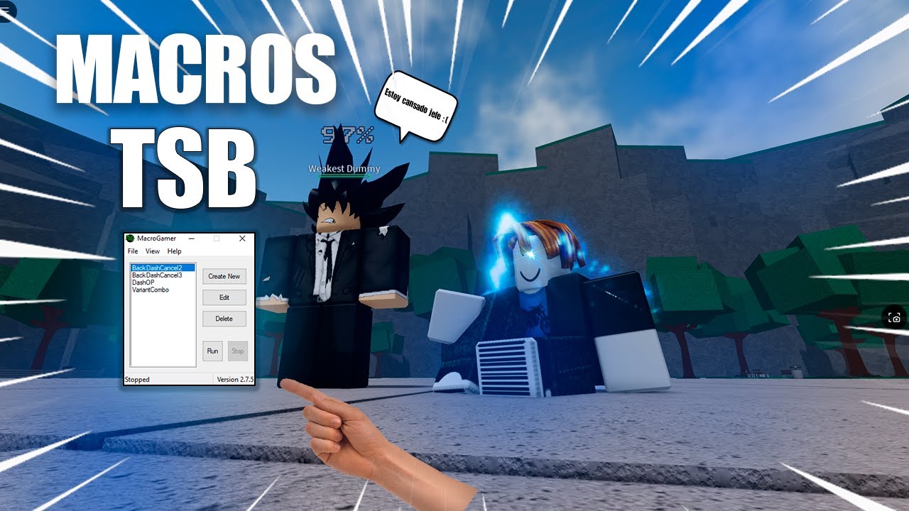 Como usar MACROS en TSB 👊🎮 - Tutorial