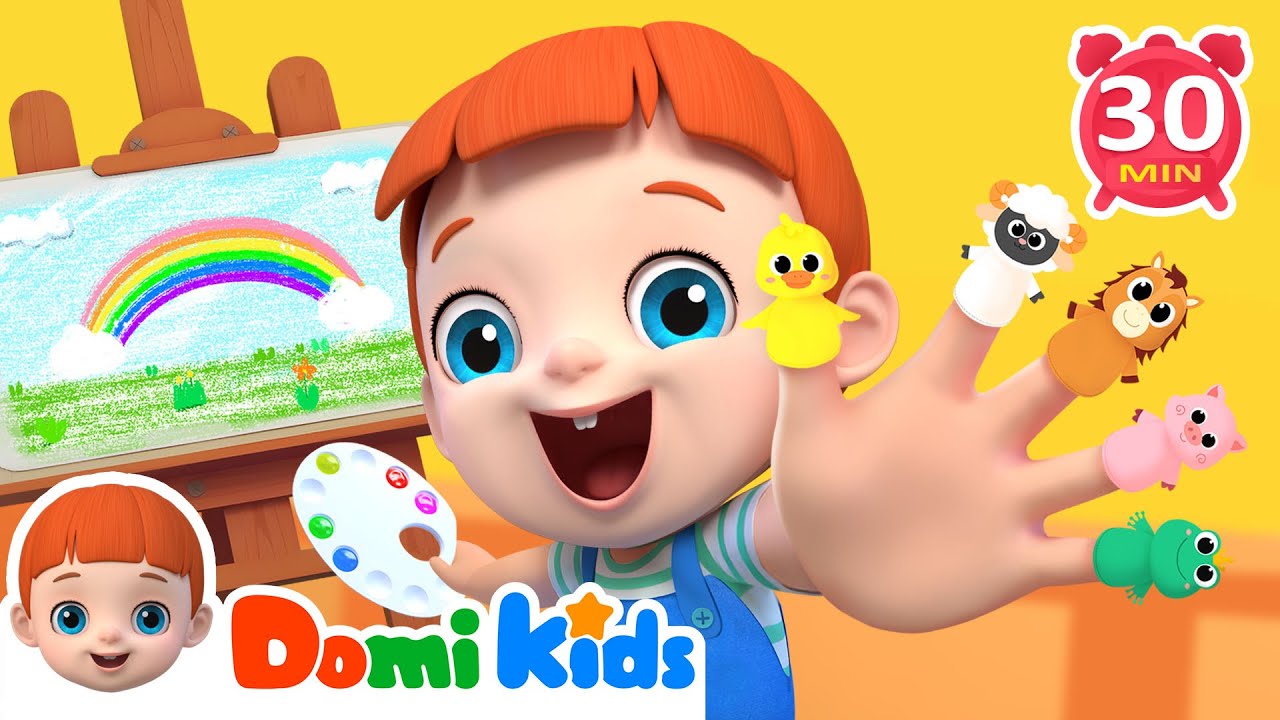 Finger Family + More Nursery Rhymes for Toddlers | Baby Songs - Domikids