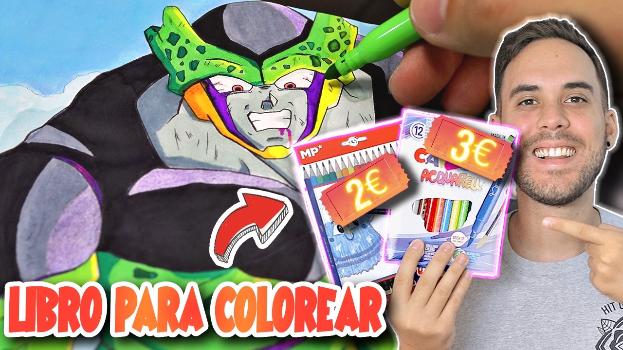 ¿QUE PASA SI UN ARTISTA PROFESIONAL COLOREA UN LIBRO PARA NIÑOS? 👦 (Con lo más barato) 🤑​ #2