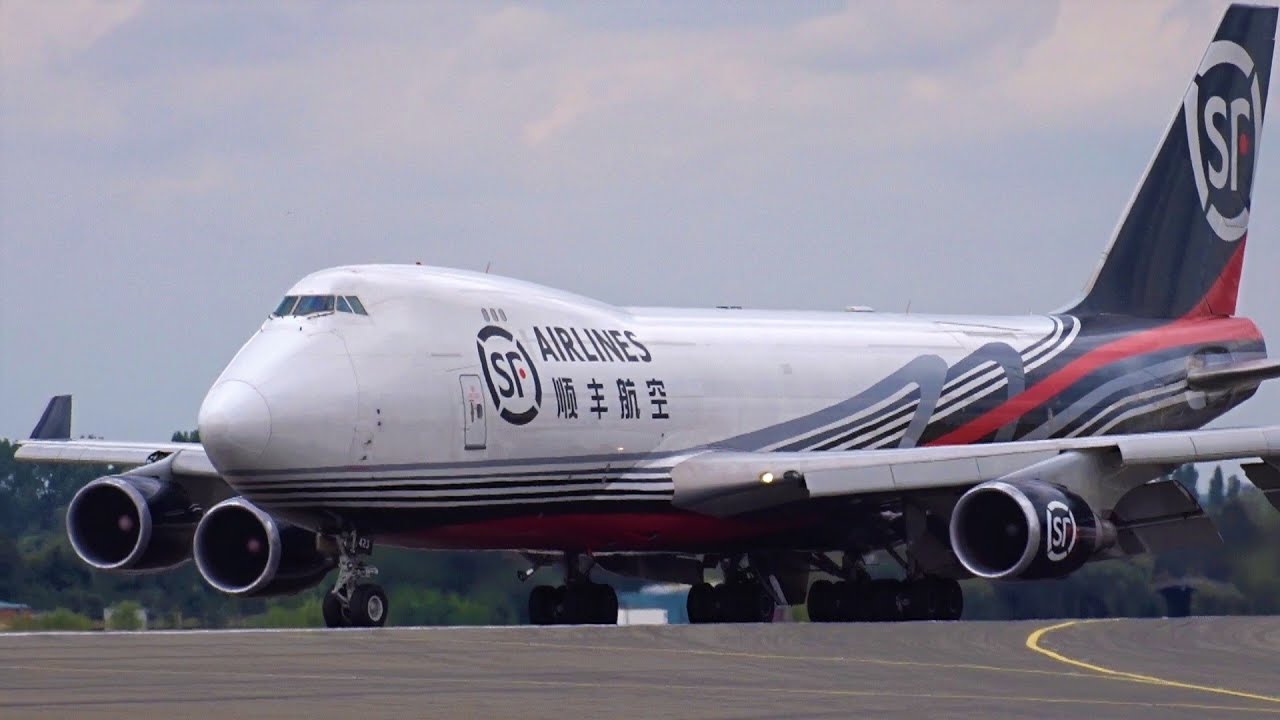 Awesome Liège Airport (LGG) Cargo Landings Rwy 23L, Boeing 747-400F, B757F, A330F, B777F