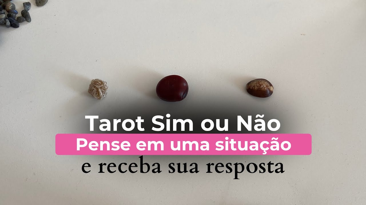 O TAROT DISSE SE É SIM OU NÃO 💖✨ (Faça um pergunta e descubra sua resposta)