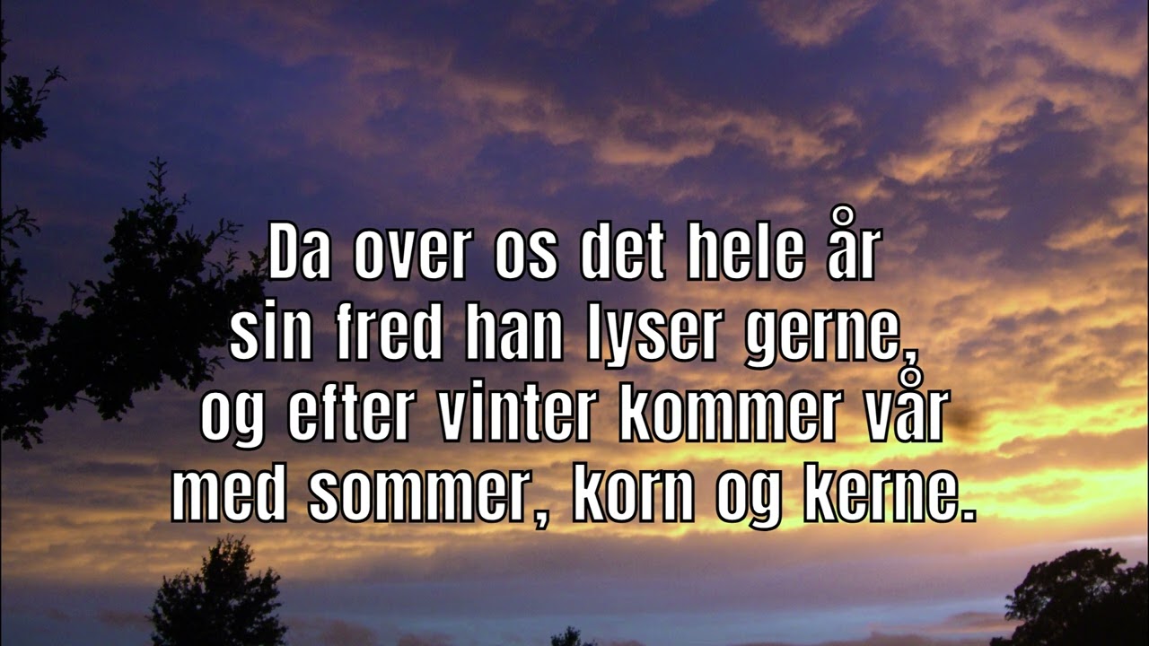 Fællessang. Nu falmer skoven