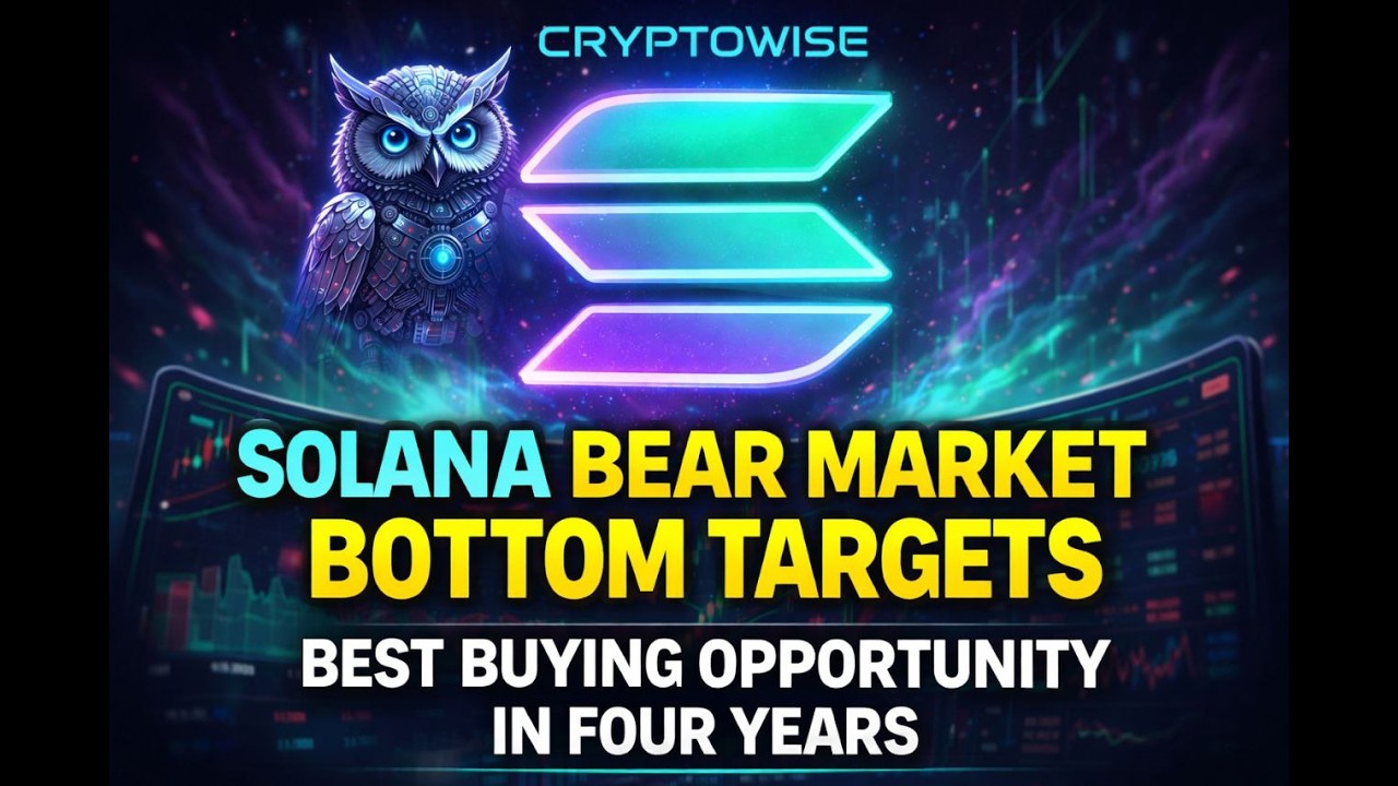Solana Best Buying opportunity in 4 years + SOL Bear market bottom Targets 2026