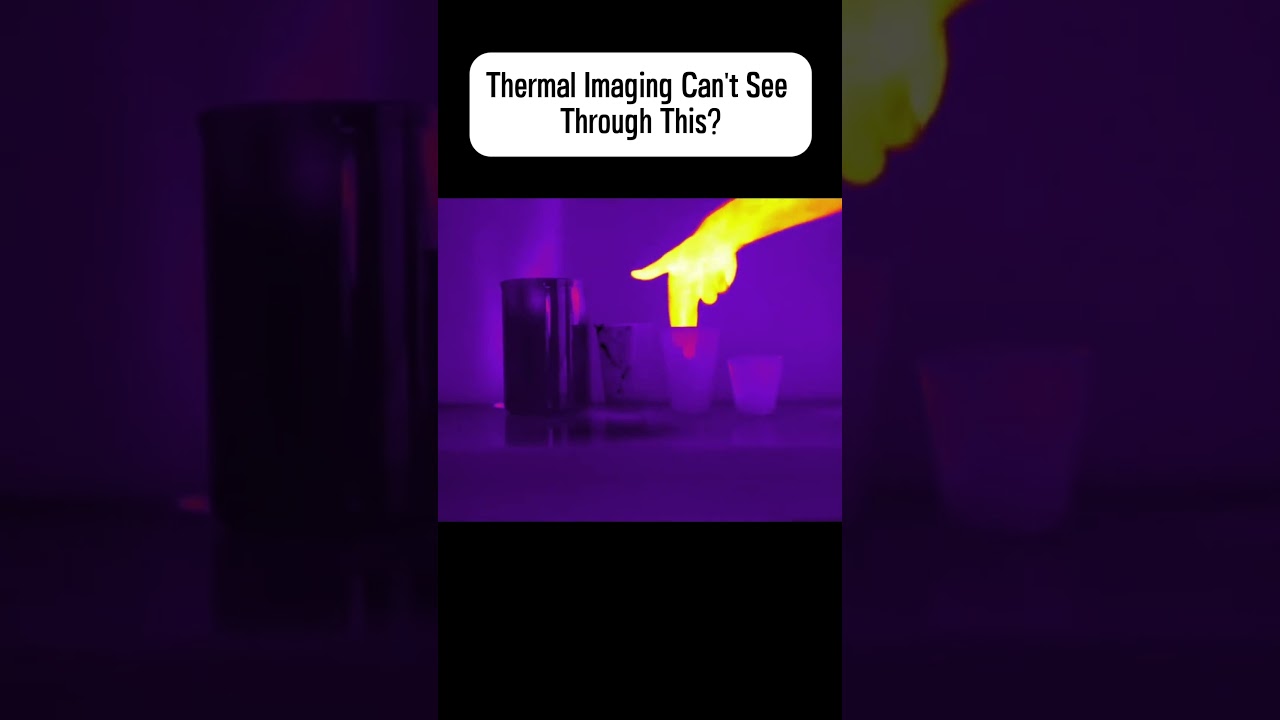 Thermal imaging can't through this?#thermalimaging #thermalcamera #thermalimager #thermal