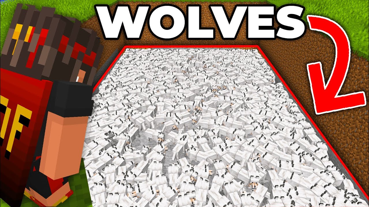 Breeding 1,029 Wolves to Kill One Minecraft Player...