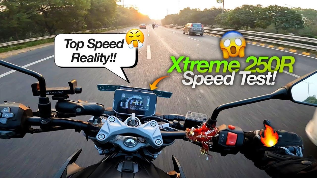 Hero Xtreme 250R TOP SPEED 🚀 | 0-100 Acceleration SHOCKING Reality Test! 🔥
