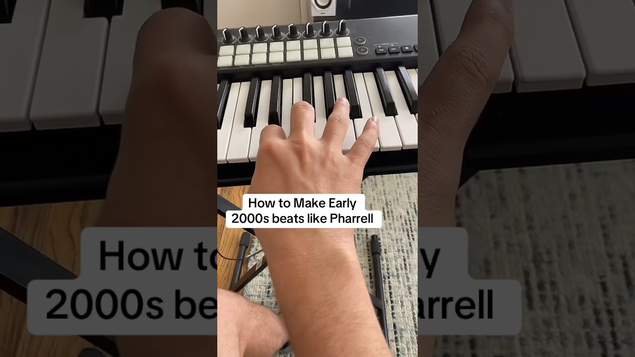 How to Make Early 2000s beats like Pharrell 🎹🎹 #theneptunes #pharrell