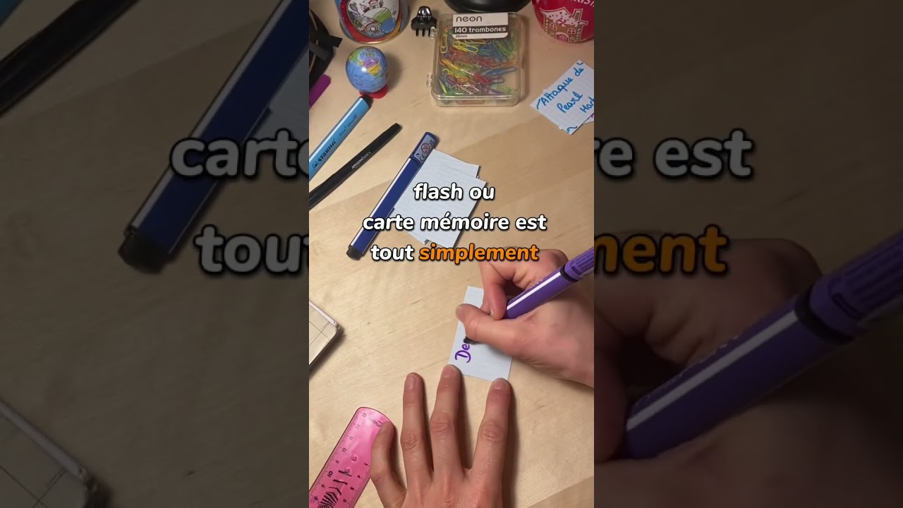 Tu connais cette technique d'#apprentissage ? #prof #eleves #college #lycee #cerveau #flashcards