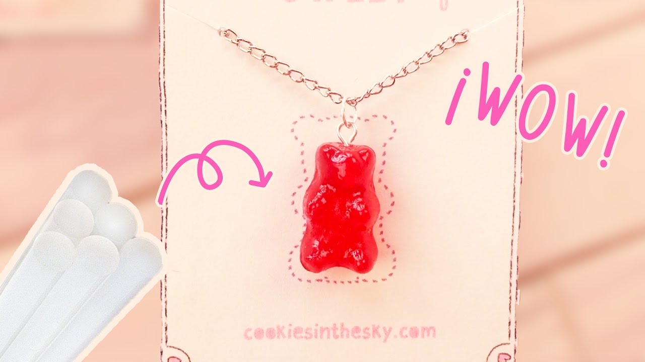 ★ HAZ GUMMY BEARS DE SILICÓN CALIENTE ★|JOYERÍA DE DULCES |¡¡fácil y bonito!!| COOKIES IN THE SKY