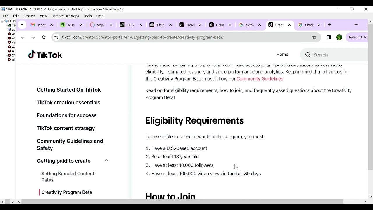 Eligibility Criteria for TikTok Creativity Program Beta | How to be Eligible for Tiktok Monetization